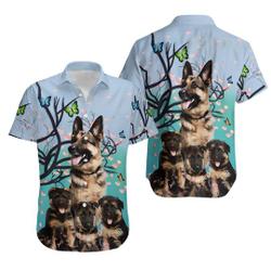 German Shepherd Hawaiian Shirt Gift For Your Girlfriend Boyfriend Gift For Love Gift For Friend Best Valentine Present Holiday Gift