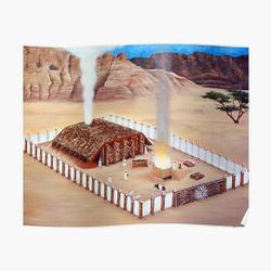 Tabernacle in the Wilderness Premium Matte Vertical Poster Meaningful Gift For Family Gift For Boyfriend Valentine Gift Birthday Gift Holiday Gift