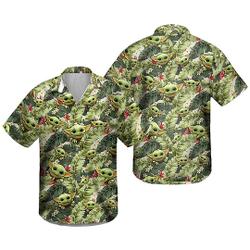 Baby Yoda Hawaiian Shirt Gift For Your Girlfriend Boyfriend Gift For Love Gift For Friend Best Valentine Present Holiday Gift