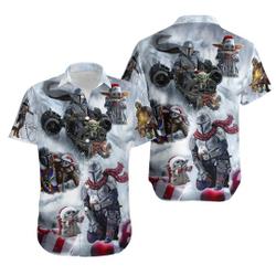 Disney Star Wars Christmas Hawaiian Shirt Gift For Your Girlfriend Boyfriend Gift For Love Gift For Friend Best Valentine Present Holiday Gift