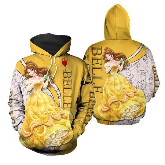 Princess Belle 3D Hoodie