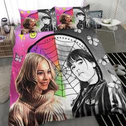 Wednesday Addams Duvet, Wednesday Bedding Set Gift For Your Girlfriend Boyfriend Gift For Love Gift For Friend Best Valentine Present Holiday Gift