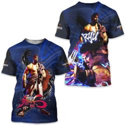 Street Fighter 6 Video Game 3D T-shirt Meaningful Gift For Family Gift For Boyfriend Valentine Gift