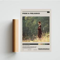 Pride & Prejudice Movie Poster Meaningful Gift For Family Gift For Boyfriend Valentine Gift Birthday Gift Holiday Gift