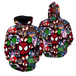 Spidey And His Amazing Friends 3D Hoodies