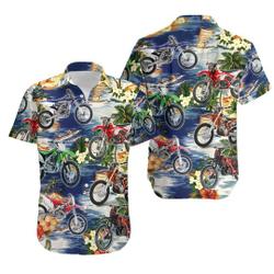 Hawaiian shirts Dirt bike Hawaiian Shirt Gift For Your Girlfriend Boyfriend Gift For Love Gift For Friend Best Valentine Present Holiday Gift