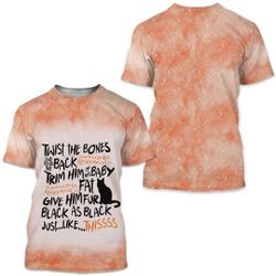 Twist the Bones and Bend Them Back 3D Shirt Meaningful Gift For Family Gift For Boyfriend Valentine Gift