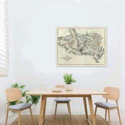 Vintage Map of Mount Everest (1921) Premium Matte Vertical Poster Meaningful Gift For Family Gift For Boyfriend Valentine Gift Birthday Gift Holiday Gift