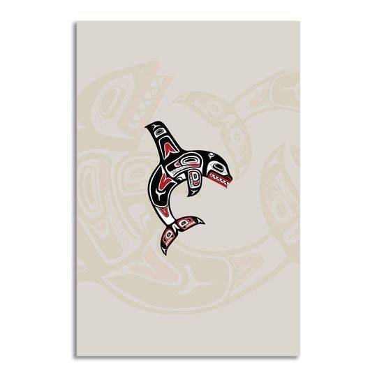 Pacific Northwest Native Orca Killer Whale Canvas Meaningful Gift For Family Gift For Boyfriend Valentine Gift Birthday Gift Holiday Gift