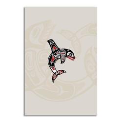 Pacific Northwest Native Orca Killer Whale Canvas Meaningful Gift For Family Gift For Boyfriend Valentine Gift Birthday Gift Holiday Gift