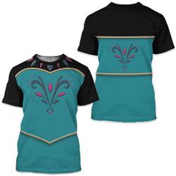 Frozen Costume, Elsa Coronation, Disney Princess 3D T-shirt Meaningful Gift For Family Gift For Boyfriend Valentine Gift