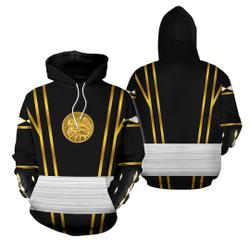 Black Power MMPR Ninja Ranger 3D Hoodie