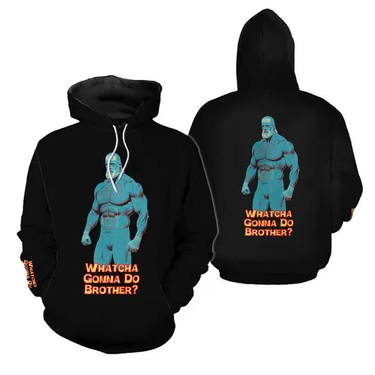 Hulk Hogan Inspired Whatcha Gonna Do Hoodie