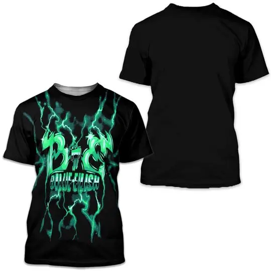 Billie ellish black & green merch shirt medium Meaningful Gift For Family Gift For Boyfriend Valentine Gift