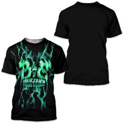 Billie ellish black & green merch shirt medium Meaningful Gift For Family Gift For Boyfriend Valentine Gift