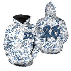 23 Hiphop 3D Graffiti Pattern Hoodie