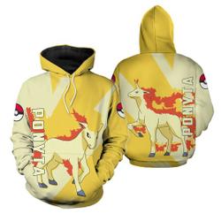 Ponyta 3D Hoodie