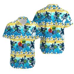 Pickleball Tropical Aloha Hawaiian Shirts Gift For Your Girlfriend Boyfriend Gift For Love Gift For Friend Best Valentine Present Holiday Gift