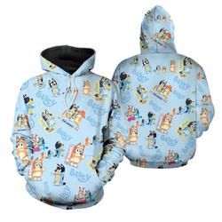 BlueyDad Family Hoodie, 3D Hoodie