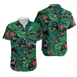 Gorilla Lovers Gift Hawaiian Shirt Gift For Your Girlfriend Boyfriend Gift For Love Gift For Friend Best Valentine Present Holiday Gift