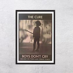 THE CURE Boy's Don't Cry 1986 Poster Meaningful Gift For Family Gift For Boyfriend Valentine Gift Birthday Gift Holiday Gift
