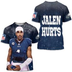 Jalen Hurts Galaxy 3D Tshirt Meaningful Gift For Family Gift For Boyfriend Valentine Gift