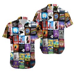 Broadway Musical Theater Hawaiian Shirt Summer Vacation Hawaiian Shirt Gift For Your Girlfriend Boyfriend Gift For Love Gift For Friend Best Valentine Present Holiday Gift