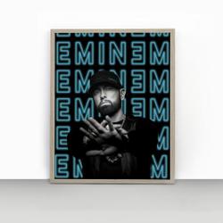 EMINEM Poster, Eminem Gift, Rap Music Gift Meaningful Gift For Family Gift For Boyfriend Valentine Gift Birthday Gift Holiday Gift