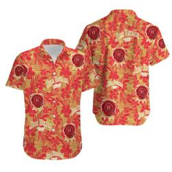 Jim Beam Hawaiian Tropical Flower Pattern Jim Beam Baseball Shirt Gift For Your Girlfriend Boyfriend Gift For Love Gift For Friend Best Valentine Present Holiday Gift