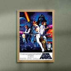 1977 Star Wars Episode IV: A New Hope  Vintage Movie Film Poster Meaningful Gift For Family Gift For Boyfriend Valentine Gift Birthday Gift Holiday Gift