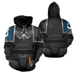 Unisex Tracksuit Space Marines Deathwatch 3D All Over Printed Hoodie