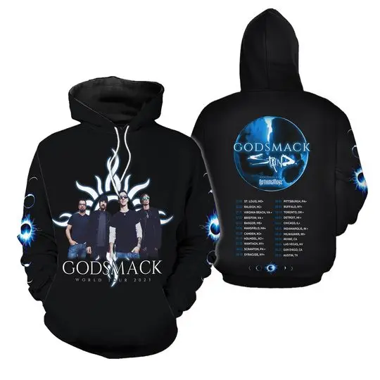 Godsmack Music Band Tour 3D Hoodie