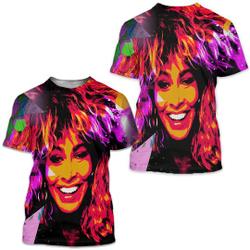 Tina Turner T-shirt Classic Sublimation T-Shirt Unisex T-shirt Gay T-shirt Meaningful Gift For Family Gift For Boyfriend Valentine Gift