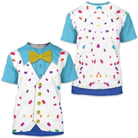 Blue Move It! Shake It! MousekeDance It! 3D tshirt Meaningful Gift For Family Gift For Boyfriend Valentine Gift