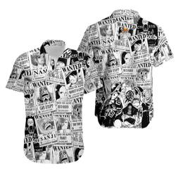 Aloha Strawhat One Piece Button Up Hawaiian Shirt Gift For Your Girlfriend Boyfriend Gift For Love Gift For Friend Best Valentine Present Holiday Gift
