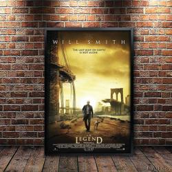 I am Legend Movie Poster Meaningful Gift For Family Gift For Boyfriend Valentine Gift Birthday Gift Holiday Gift
