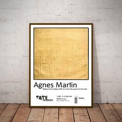 Agnes Martin Tate Modern Poster Meaningful Gift For Family Gift For Boyfriend Valentine Gift Birthday Gift Holiday Gift