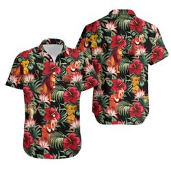 Lion King Disney Hawaiian Shirt, Disney Simba Shirt Gift For Your Girlfriend Boyfriend Gift For Love Gift For Friend Best Valentine Present Holiday Gift