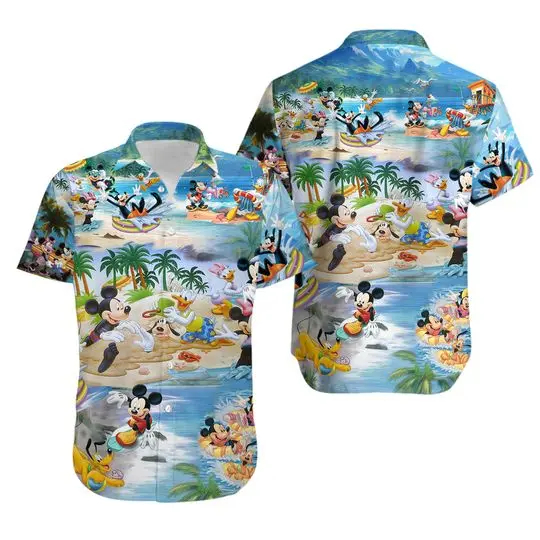 Mickey Mouse Hawaiian Holiday Mickey Hawaii Shirt Gift For Your Girlfriend Boyfriend Gift For Love Gift For Friend Best Valentine Present Holiday Gift