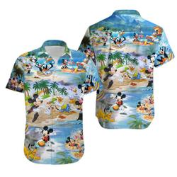 Mickey Mouse Hawaiian Holiday Mickey Hawaii Shirt Gift For Your Girlfriend Boyfriend Gift For Love Gift For Friend Best Valentine Present Holiday Gift