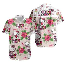 Hello Kitty Hawaiian Shirt Gift For Your Girlfriend Boyfriend Gift For Love Gift For Friend Best Valentine Present Holiday Gift