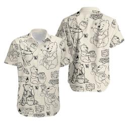 Winnie The Pooh Hawaiian Shirt Gift For Your Girlfriend Boyfriend Gift For Love Gift For Friend Best Valentine Present Holiday Gift