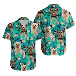 Summer 2022 Custom Photo Pet Dog Cat Lover Personalized Tropical Hawaiian Shirt Gift For Your Girlfriend Boyfriend Gift For Love Gift For Friend Best Valentine Present Holiday Gift