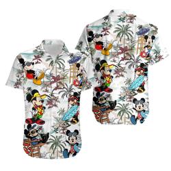 Mickey Mouse Summer Hawaiian Shirt Gift For Your Girlfriend Boyfriend Gift For Love Gift For Friend Best Valentine Present Holiday Gift