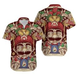 Mario Collectible Hawaiian shirtVintage Hawaiian Shirt Gift For Your Girlfriend Boyfriend Gift For Love Gift For Friend Best Valentine Present Holiday Gift