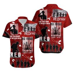 Veteran Red Friday American Many Soldie Hawaiian Shirt Gift For Your Girlfriend Boyfriend Gift For Love Gift For Friend Best Valentine Present Holiday Gift
