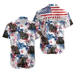 Black Angus Cow Tropical Hawaii Shirt Gift For Your Girlfriend Boyfriend Gift For Love Gift For Friend Best Valentine Present Holiday Gift