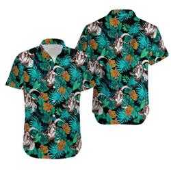 Goat Hawaiian Shirt/ Goat Tropical Button Shirt/ Gift For Your Girlfriend Boyfriend Gift For Love Gift For Friend Best Valentine Present Holiday Gift