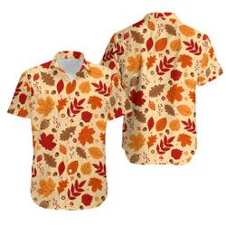 Maple Tree Autumn Leaves Hawaiian Shirt Gift For Your Girlfriend Boyfriend Gift For Love Gift For Friend Best Valentine Present Holiday Gift