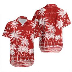 Relaxed Fit Palm Tree Casual Aloha Hawaiian Shirt Gift For Your Girlfriend Boyfriend Gift For Love Gift For Friend Best Valentine Present Holiday Gift